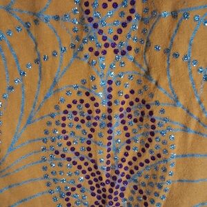 Embellished Short Sleeve Tee - Orange  Spiderweb Graphics S 260769